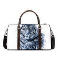 White Tiger Painting Print Duffel Bag