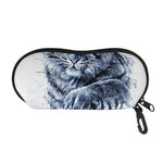 White Tiger Painting Print Glasses Case