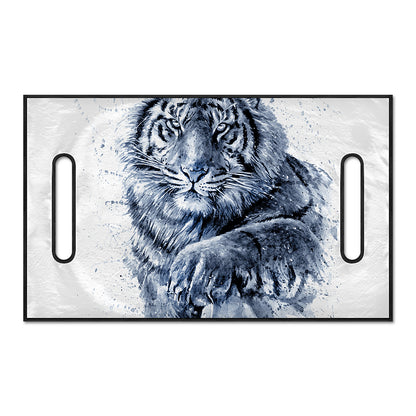 White Tiger Painting Print Golf Cart Seat Cover