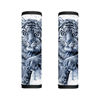 White Tiger Painting Print Handle Covers