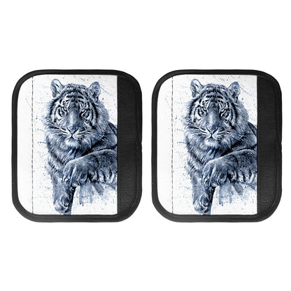 White Tiger Painting Print Handle Covers
