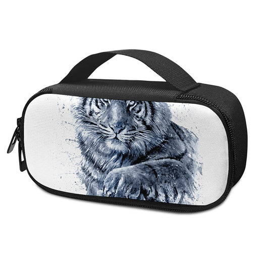 White Tiger Painting Print Insulin Cooler Travel Case