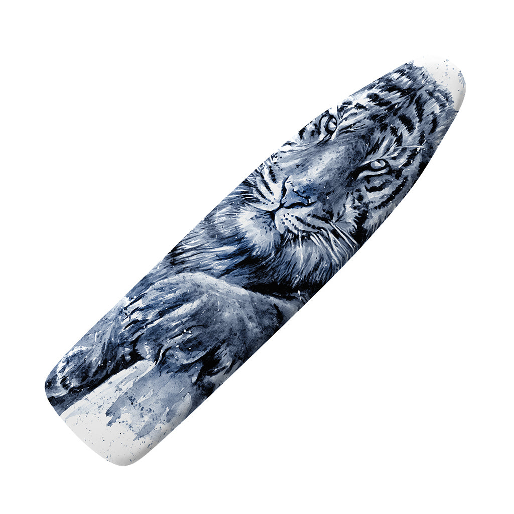 White Tiger Painting Print Ironing Board Cover