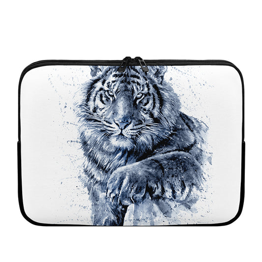 White Tiger Painting Print Laptop Sleeve