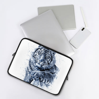White Tiger Painting Print Laptop Sleeve