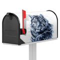 White Tiger Painting Print Mailbox Cover