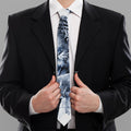 White Tiger Painting Print Necktie