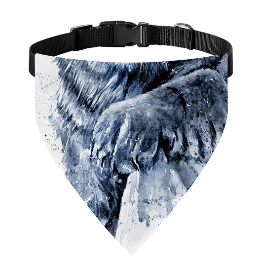 White Tiger Painting Print Over The Collar Dog Bandana