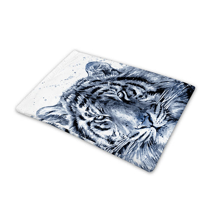 White Tiger Painting Print Pet Cooling Mat Cover