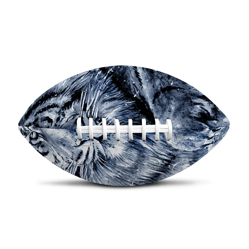 White Tiger Painting Print Rugby Ball