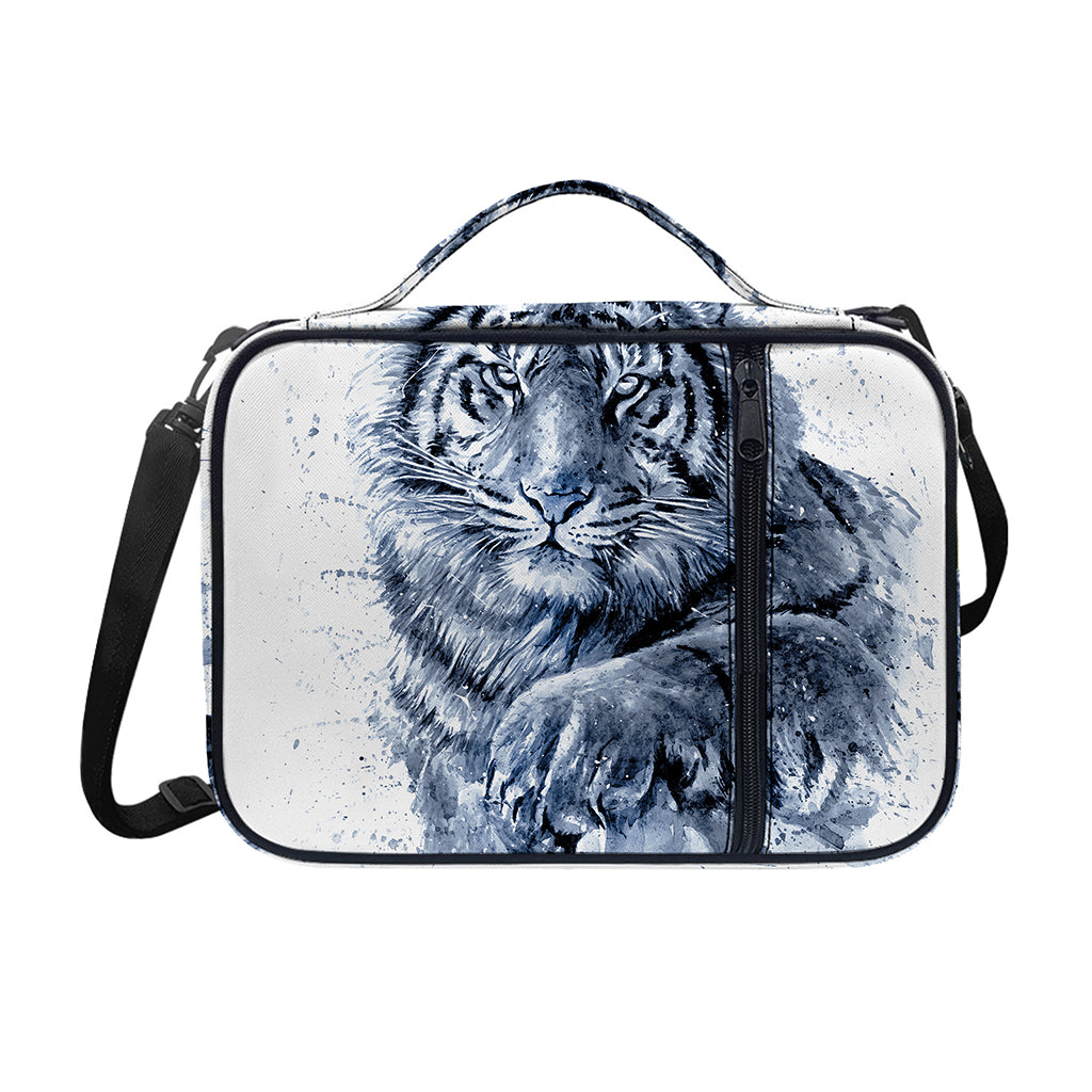 White Tiger Painting Print Shoulder Strap Bible Bag