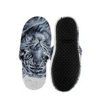 White Tiger Painting Print Slippers