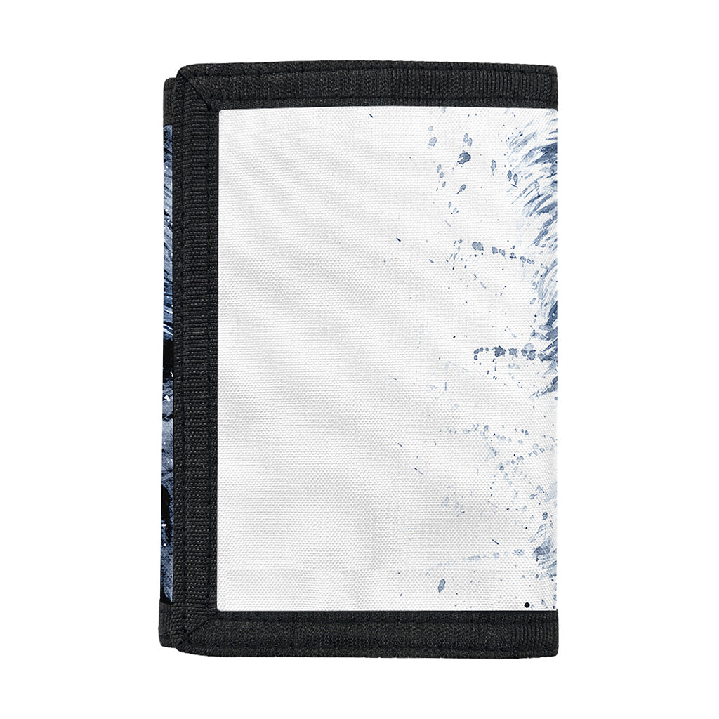 White Tiger Painting Print Trifold Wallet