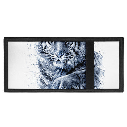 White Tiger Painting Print Trifold Wallet