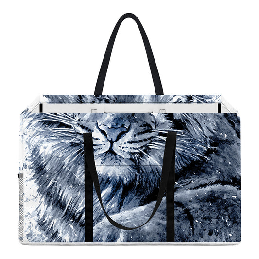 White Tiger Painting Print Utility Tote Bag