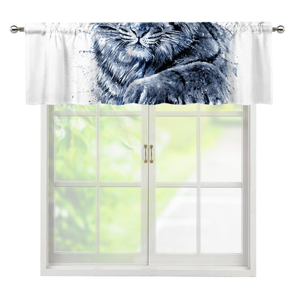 White Tiger Painting Print Window Valance