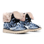 White Tiger Painting Print Winter Boots