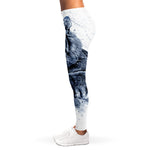 White Tiger Painting Print Women's Leggings