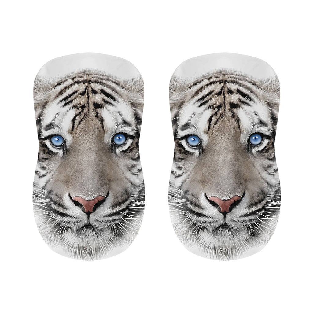 White Tiger Portrait Print Bar Stool Covers