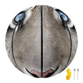 White Tiger Portrait Print Basketball
