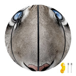 White Tiger Portrait Print Basketball