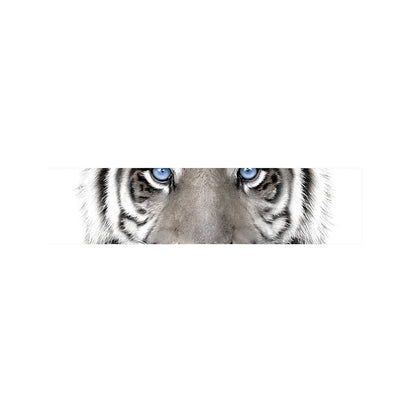 White Tiger Portrait Print Bed Runner