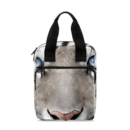White Tiger Portrait Print Bible Tote Bag