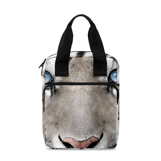 White Tiger Portrait Print Bible Tote Bag