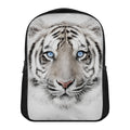White Tiger Portrait Print Casual Backpack
