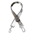 White Tiger Portrait Print Dog Seat Belt