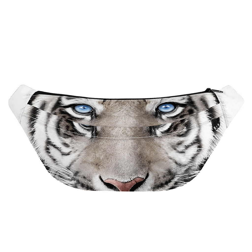White Tiger Portrait Print Fanny Pack