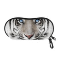 White Tiger Portrait Print Glasses Case