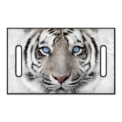 White Tiger Portrait Print Golf Cart Seat Cover