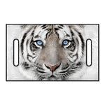 White Tiger Portrait Print Golf Cart Seat Cover