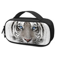 White Tiger Portrait Print Portable Cooler Travel Case
