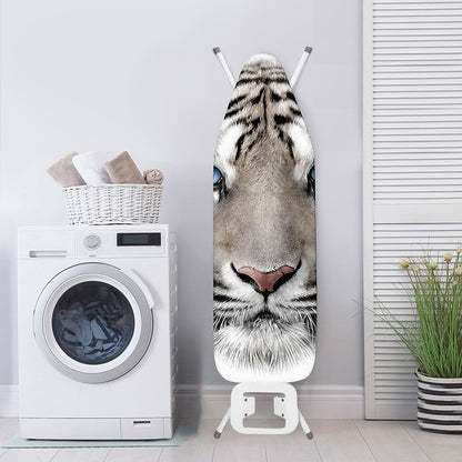 White Tiger Portrait Print Ironing Board Cover