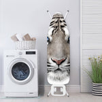 White Tiger Portrait Print Ironing Board Cover