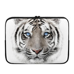 White Tiger Portrait Print Laptop Sleeve