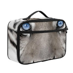 White Tiger Portrait Print Portable Lunch Bag