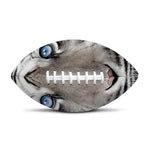 White Tiger Portrait Print Rugby Ball