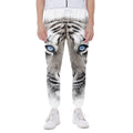 White Tiger Portrait Print Joggers