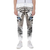 White Tiger Portrait Print Scuba Joggers