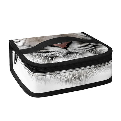 White Tiger Portrait Print Small Lunch Bag