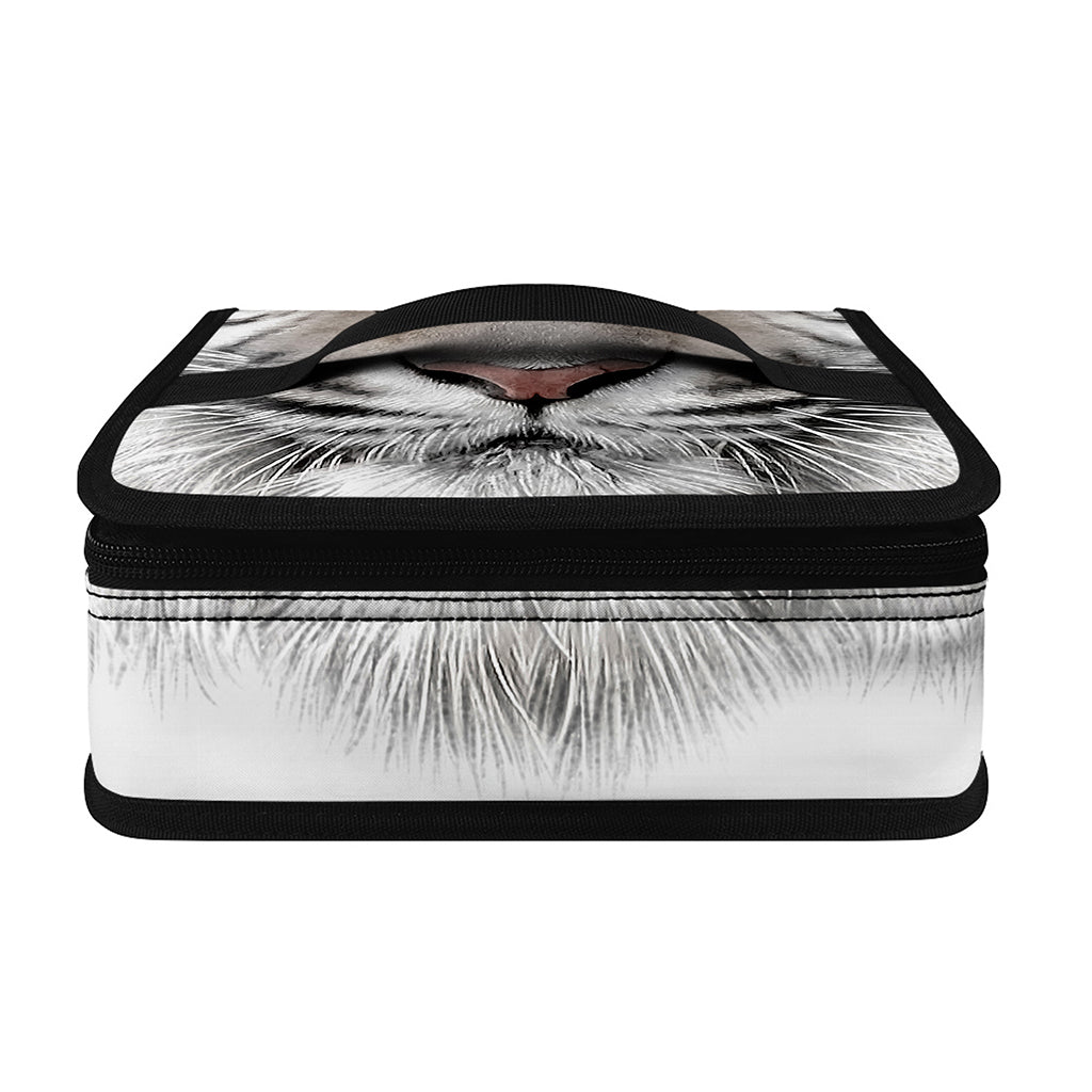 White Tiger Portrait Print Small Lunch Bag