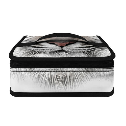 White Tiger Portrait Print Small Lunch Bag
