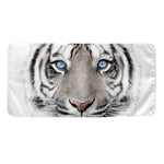 White Tiger Portrait Print Towel