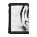 White Tiger Portrait Print Trifold Wallet