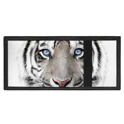White Tiger Portrait Print Trifold Wallet