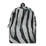 White Tiger Stripe Pattern Print Backpack