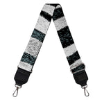 White Tiger Stripe Pattern Print Bag Strap